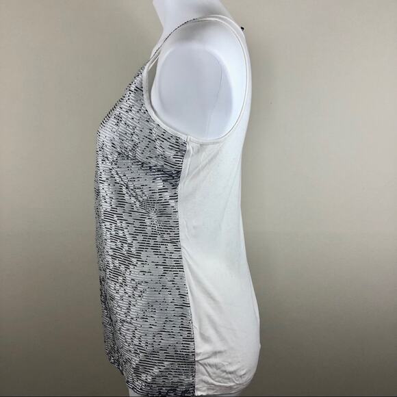 The Limited white black tank top size medium - Picture 3 of 5